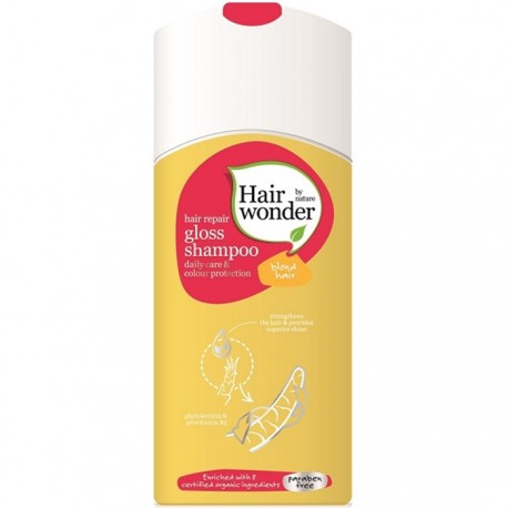 Sampon Gloss pentru parul blond 200ml Hairwonder