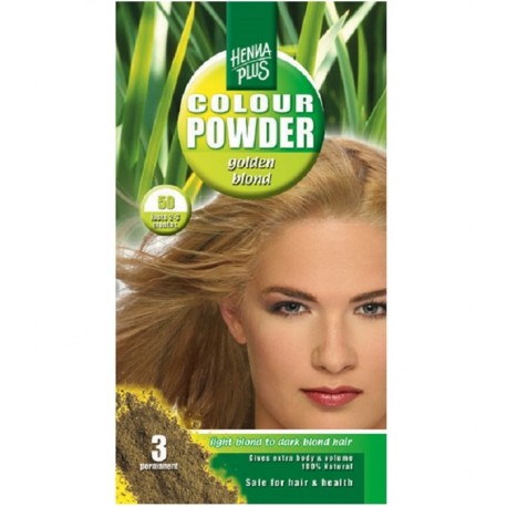 Pudra Henna Golden Blonde 50 HennaPlus 100g