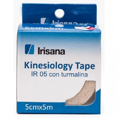 Bandaj neuromuscular elastic adeziv cu turmalina, rola 5m Irisana