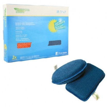 Ecosponge pentru curatare fara detergent, pachet x 2 Irisana