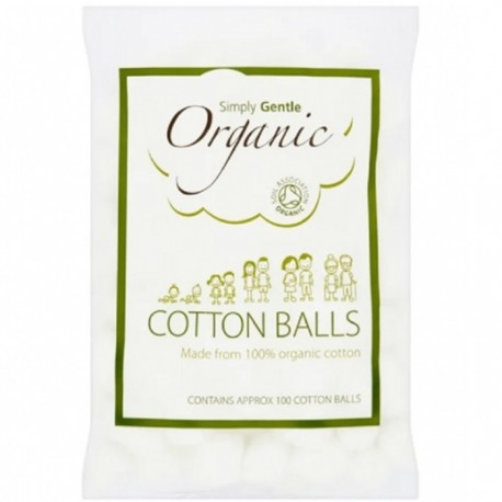 Bile de vata din bumbac organic 100 bucati Macdonald & Taylor