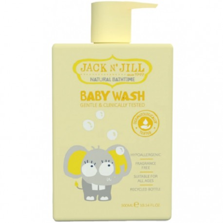 Gel de dus pentru bebelusi Yellow, fara parfum, hipoalergenic 300ml Jack n Jil