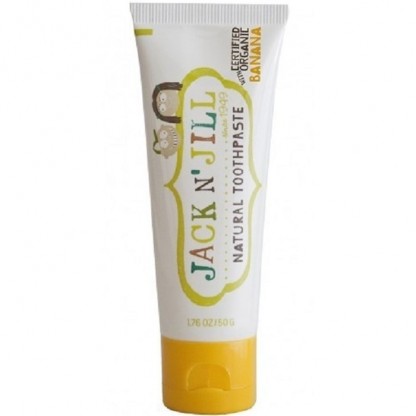 Pasta de dinti naturala pentru copii, cu banane 50ml Jack n Jill