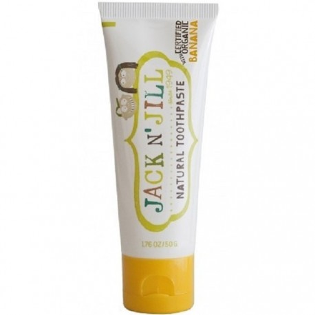 Pasta de dinti naturala pentru copii, aroma de banane Jack n' Jill 50g