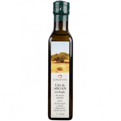 Ulei de argan bio, presat la rece 250ml Longevita