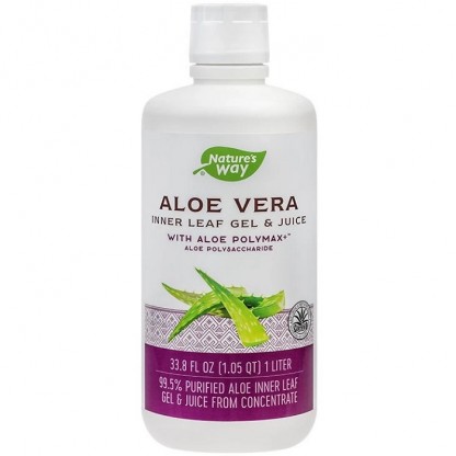 Aloe Vera Gel si Juice cu Aloe PolyMax+ 1000ml Nature's Way