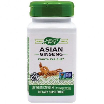 Ginseng Asian 560mg 50 capsule vegetale Nature's Way