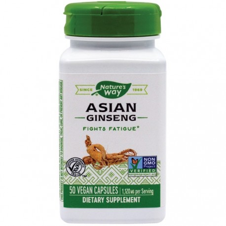 Ginseng Asian 560mg 50 capsule vegetale Nature's Way
