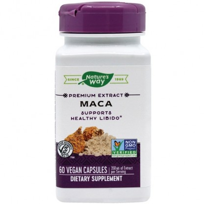 Maca SE (extract standardizat) 60 capsule vegetale Nature's Way