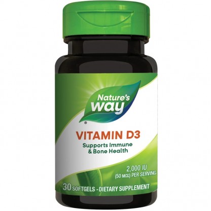 Vitamina D3 2000 ui 30 caps moi Nature's Way