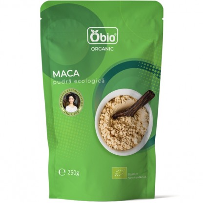 Maca pudra raw bio 250g Obio
