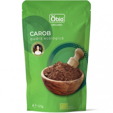 Pudra de carob (roscove) bio 125g Obio