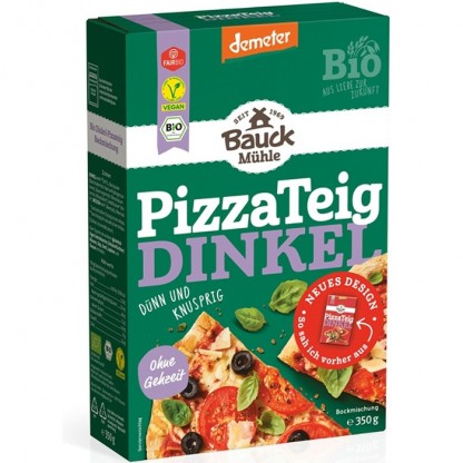 Mix de faina spelta pentru pizza bio 350g BauckHof
