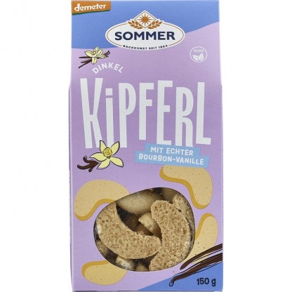 Biscuiti vegani cu spelta si vanilie Demeter bio 150g Sommer-Co