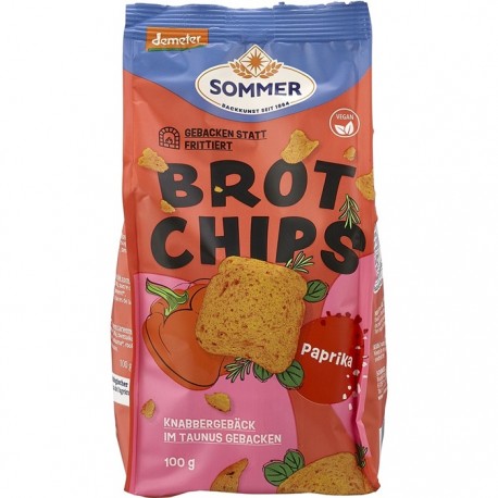 Rondele vegane de paine cu ardei si chili bio 100g Sommer-Co