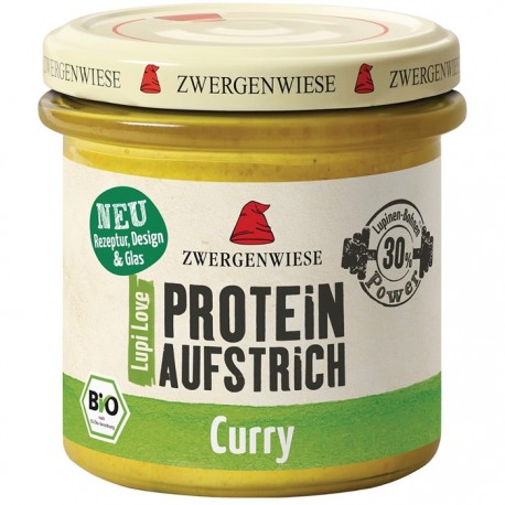 Crema tartinabila proteica cu lupin si curry bio 135g Zwergenwiese