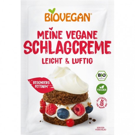 Praf pentru frisca vegetala bio, fara gluten 54g Biovegan