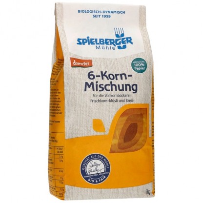Amestec de 6 cereale bio Demeter 1Kg Spielberger