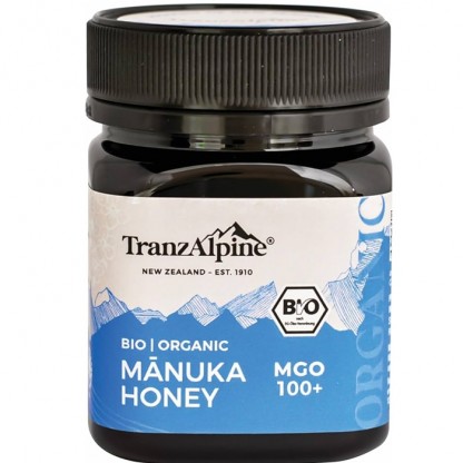 Miere de Manuka MGO 100+ bio 250g TranzAlpine