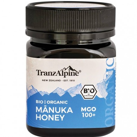Miere de Manuka MGO 100+ bio 250g TranzAlpine