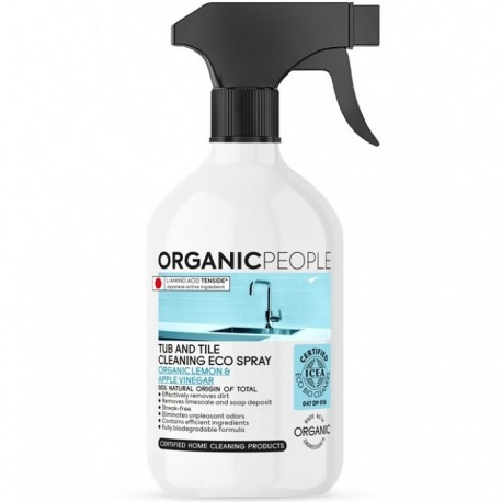 Solutie ecologica pt curatarea baii Lemon & Apple Vinegar 500ml Organic People