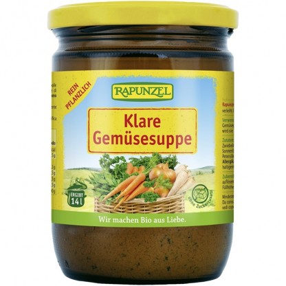 Mix de legume bio pentru supa clara bio, fara glutamat 250g Rapunzel
