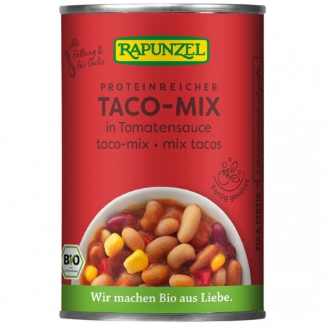 Mix Taco in sos de rosii bio 400g Rapunzel