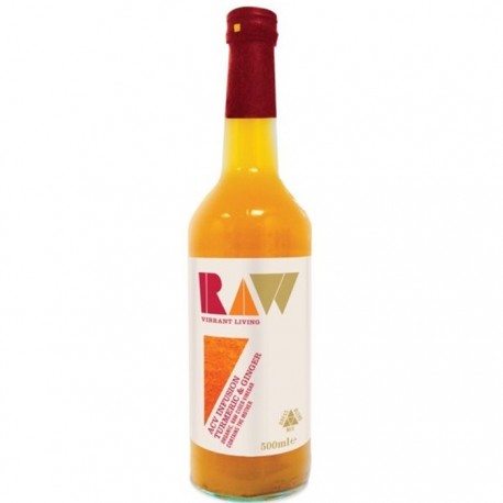 Otet din cidru de mere cu turmeric si ghimbir BIO 500ml Raw Health