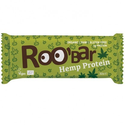 Baton Roobar cu canepa raw bio 30g