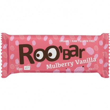 Baton cu dude si vanilie raw bio 30g Roobar