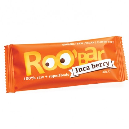Baton raw bio cu incan berry 30g Roobar