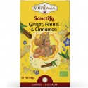 Ceai Chakras Sanctify: ghimbir, fenicul si scortisoara bio 16 pliculete Shotimaa