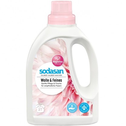 Detergent lichid bio pt Lana, Matase si Rufe Delicate 750 ml Sodasan