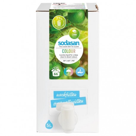 Detergent lichid bio pt rufe cu lime 5L Sodasan