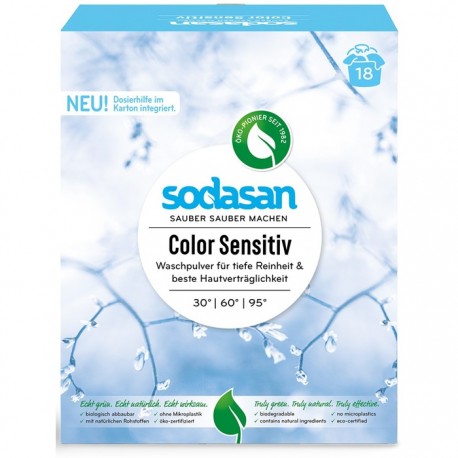 Detergent pudra pentru rufe colorate Sensitiv 1.01 Kg Sodasan
