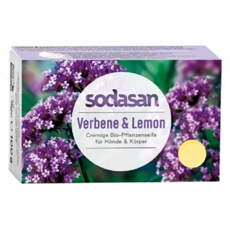 Sapun bio cu verbina si lamaie 100g Sodasan