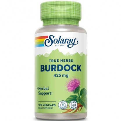 Burdock (Brusture) 425mg 100 capsule vegetale Solaray