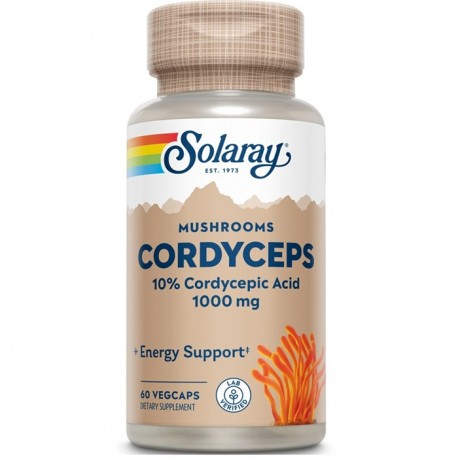 Cordyceps (ciuperca medicinala tibetana) 60 capsule vegetale Solaray