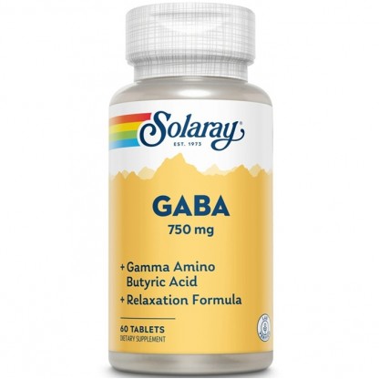 GABA 750mg 60 tablete RapidSolv Solaray