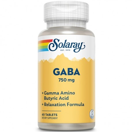 GABA 750mg 60 tablete RapidSolv Solaray