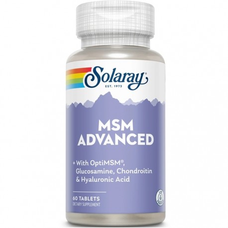 MSM Advanced Tablets, suport articular 60 tablete ActivTab Solaray