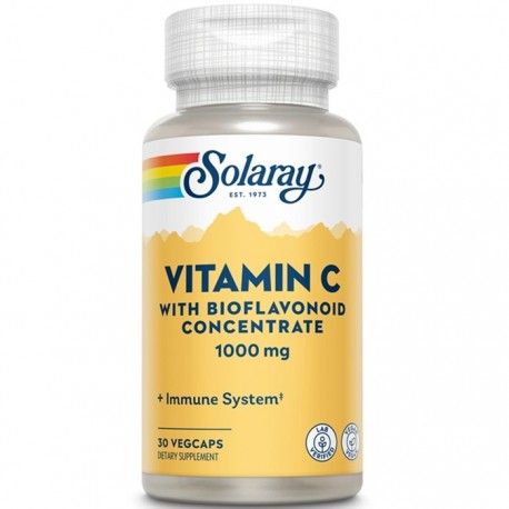 Vitamina C 1000mg (adulti) 30 capsule vegetale Solaray