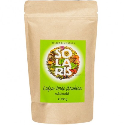 Cafea verde Arabica macinata 250g Solaris