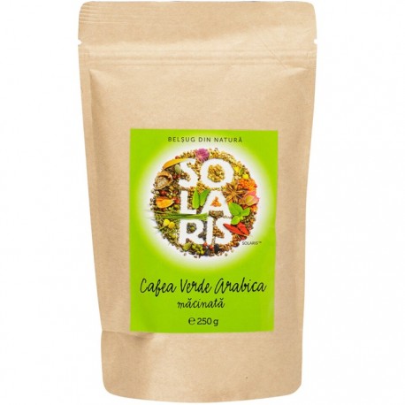 Cafea verde Arabica macinata 250g Solaris