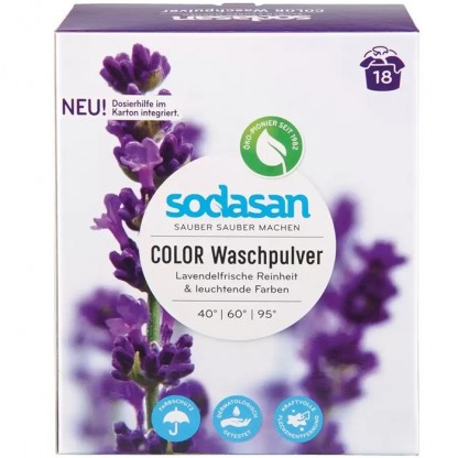 Detergent pudra bio pentru rufe colorate 1.01kg Sodasan