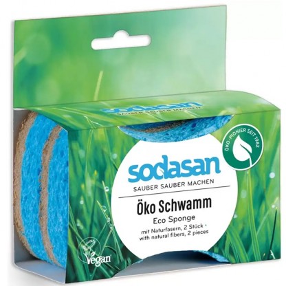 Burete eco pentru spalat vase 2buc Sodasan