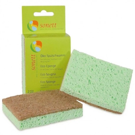 Burete ecologic pentru spalat vase 2buc Sonett