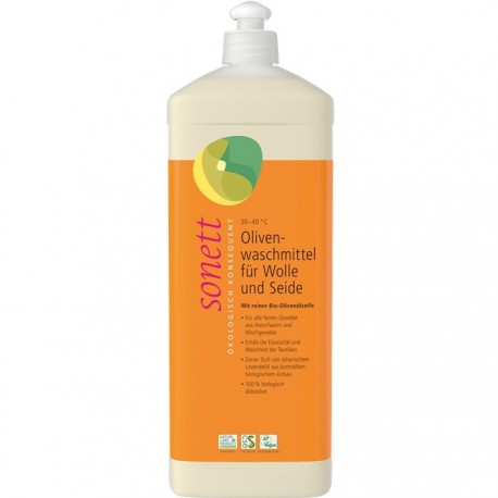 Detergent ecologic lichid pt lana si matase 1L Sonett