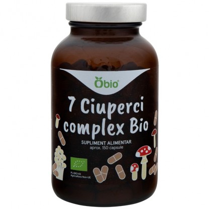 7 Ciuperci complex bio 150 capsule Obio