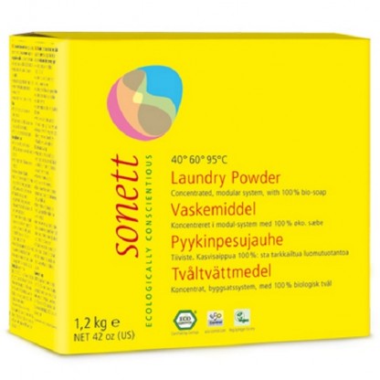 Detergent ecologic praf pt rufe 1.2 kg Sonett